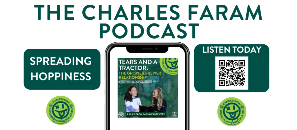 On this week's episode, Growers and Brewers talk relationships, but not the romantic kind... from crying on a tractor to why it's helpful for brewers to get to know their hop growers. We have a huge selection of guests, including the team from Wye Valley Brewery, Ant from Ledbury Real Ales, and two of our illustrious hop growers, Tom Probert and Simon Parker, with plenty more mentions along the way! Plus, catch up with Faram's Maddie as she chats with Head Brewer Alice, from Batham's Brewery, they talk favourite hops, best beer suggestions and some must-visit pubs! Buy hops