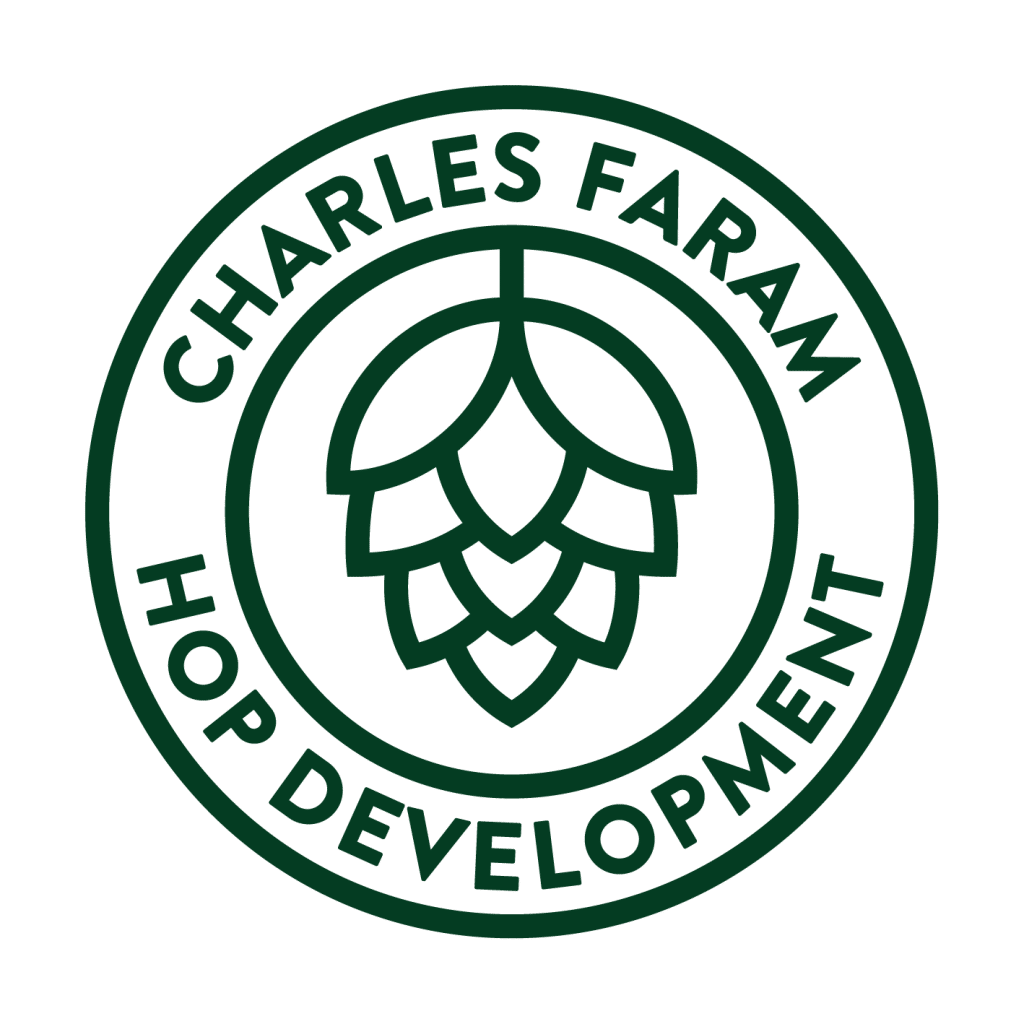 Green Hop Development Logo. Buy hops from the Hop Development Program today