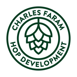 Green Hop Development Logo. Buy hops from the Hop Development Program today