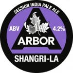 Arbor Shangri-La pump clip as mention within the brewer cost savings podcatst
